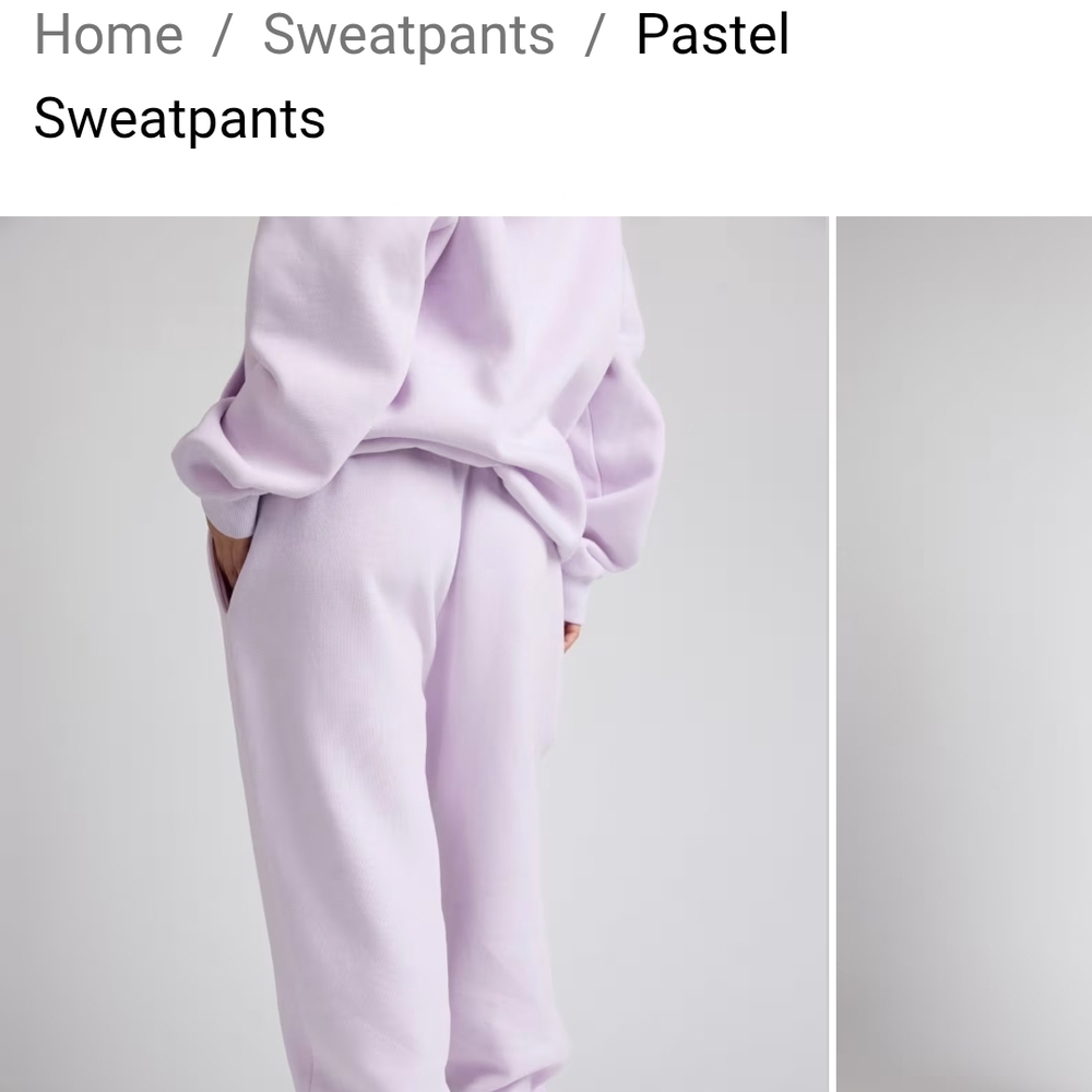 Comfrt Opal Pastel Sweatpants NWT - Picture 2 of 5